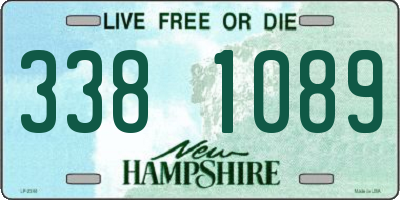 NH license plate 3381089