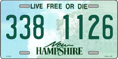 NH license plate 3381126