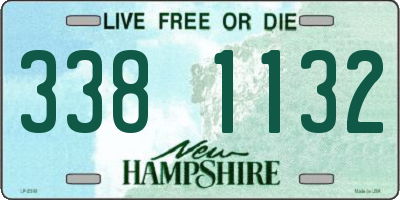 NH license plate 3381132