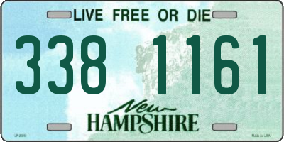 NH license plate 3381161