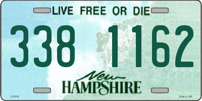 NH license plate 3381162