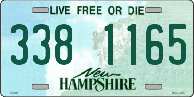 NH license plate 3381165