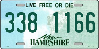 NH license plate 3381166