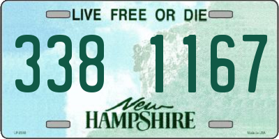 NH license plate 3381167