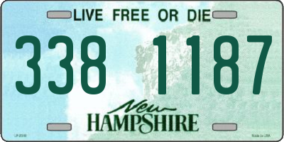 NH license plate 3381187