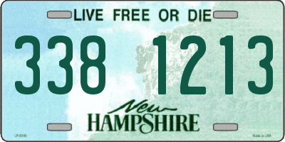 NH license plate 3381213