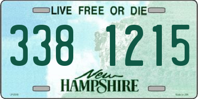 NH license plate 3381215