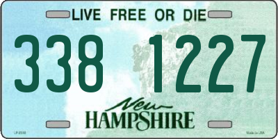 NH license plate 3381227
