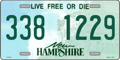 NH license plate 3381229