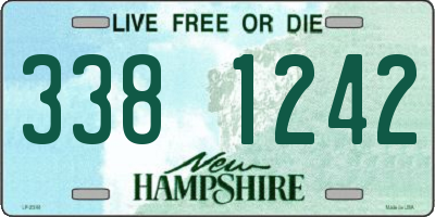 NH license plate 3381242
