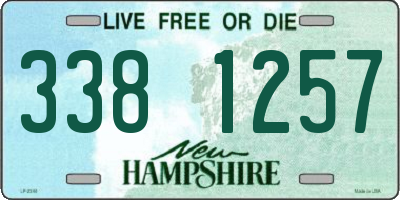 NH license plate 3381257