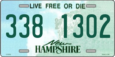 NH license plate 3381302