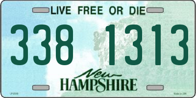 NH license plate 3381313