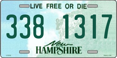 NH license plate 3381317