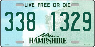 NH license plate 3381329