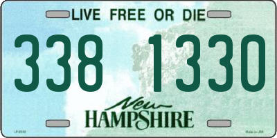 NH license plate 3381330