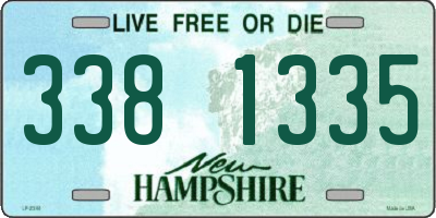 NH license plate 3381335