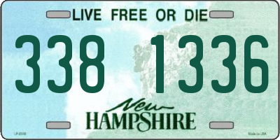 NH license plate 3381336