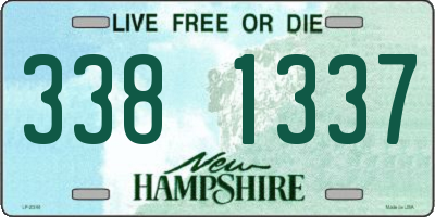 NH license plate 3381337