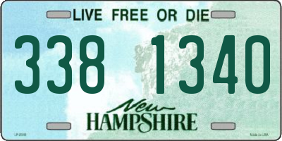 NH license plate 3381340