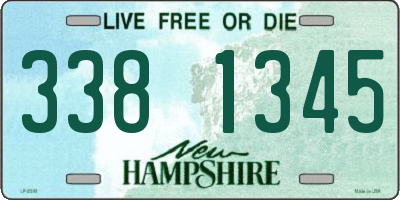 NH license plate 3381345
