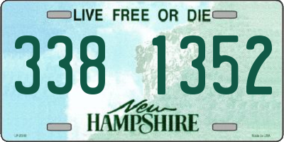 NH license plate 3381352