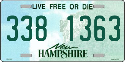 NH license plate 3381363