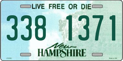 NH license plate 3381371