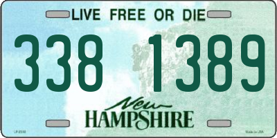 NH license plate 3381389