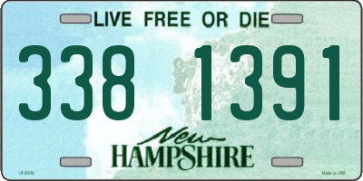 NH license plate 3381391