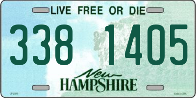 NH license plate 3381405