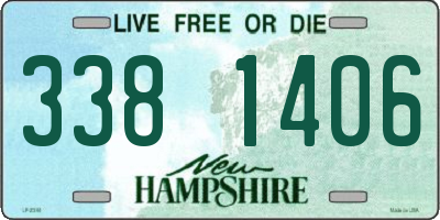 NH license plate 3381406