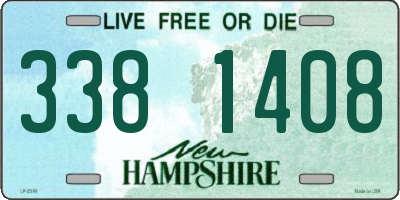 NH license plate 3381408