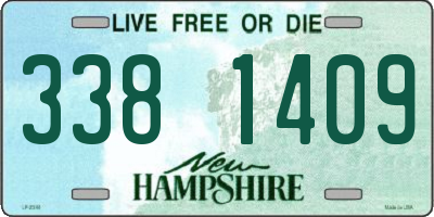 NH license plate 3381409