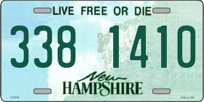 NH license plate 3381410