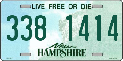 NH license plate 3381414