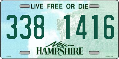 NH license plate 3381416