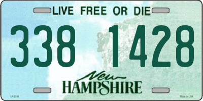 NH license plate 3381428