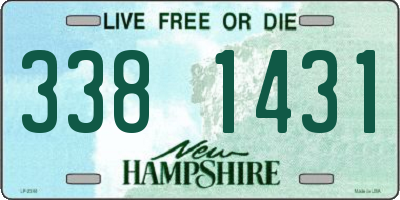 NH license plate 3381431
