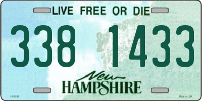 NH license plate 3381433