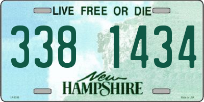 NH license plate 3381434