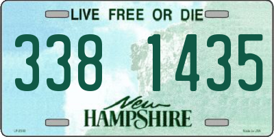 NH license plate 3381435