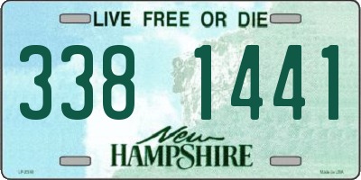 NH license plate 3381441