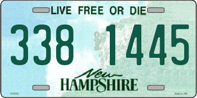 NH license plate 3381445