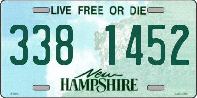 NH license plate 3381452