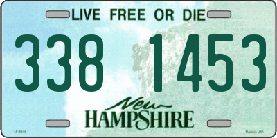 NH license plate 3381453