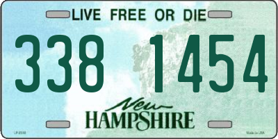 NH license plate 3381454