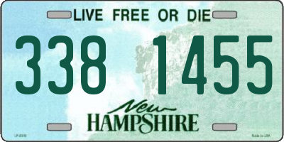 NH license plate 3381455
