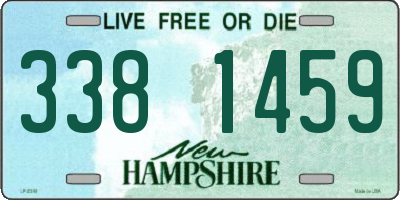 NH license plate 3381459