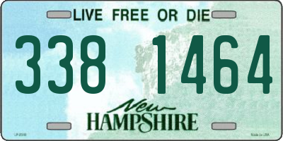 NH license plate 3381464